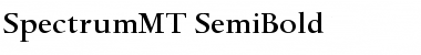 SpectrumMT-SemiBold Font