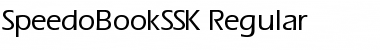 Download SpeedoBookSSK Font