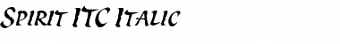 Spirit ITC Font