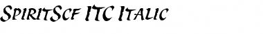 SpiritScf ITC Font