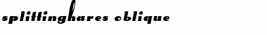 SplittingHares Oblique Font