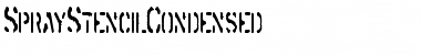 SprayStencilCondensed Regular