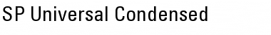 SP_Universal_Condensed Medium Font