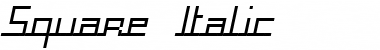 Square Italic