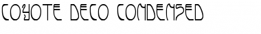 Coyote Deco Condensed Condensed Font
