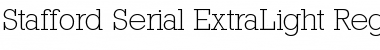 Download Stafford-Serial-ExtraLight Font