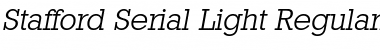 Stafford-Serial-Light RegularItalic