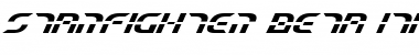 Starfighter Beta Italic Font