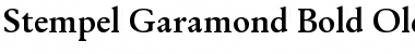 Stempel Garamond RomanOsF Bold Font