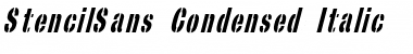 StencilSans Condensed Font