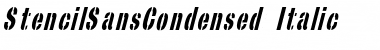 StencilSansCondensed Font