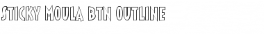 Download Sticky Moula BTN Outline Font