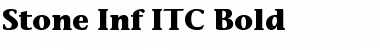 Stone Inf ITC Medium Font