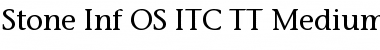 Stone Inf OS ITC TT Font