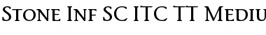 Stone Inf SC ITC TT Font