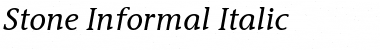 Stone Informal Font
