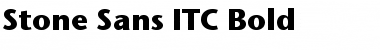 Stone Sans ITC Medium Bold Font
