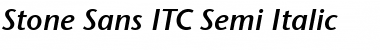 Stone Sans ITC Semi Font