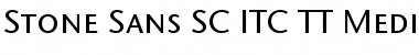 Stone Sans SC ITC TT Font