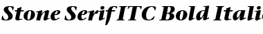 Stone Serif ITC Medium Bold Italic