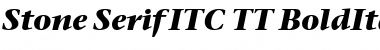 Stone Serif ITC TT BoldItalic