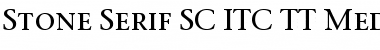 Stone Serif SC ITC TT Font