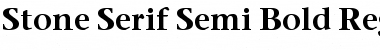 Stone Serif Semi Bold Regular