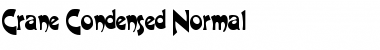 CraneCondensed Normal Font
