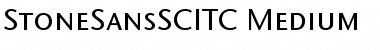 StoneSansSCITC Font