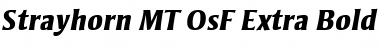 Strayhorn MT OsF Extra Bold Italic Font