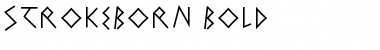 StrokeBorn Font