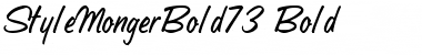 StyleMongerBold73 Bold Font