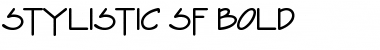 Stylistic SF Bold Font
