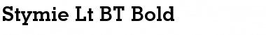 Stymie Lt BT Bold Font