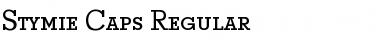 Stymie-Caps Regular Font