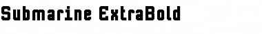 Submarine ExtraBold Font