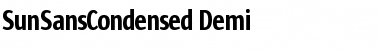 Sun Sans Condensed- SunSansCondensed Demi