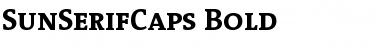 Sun Serif Caps- Bold