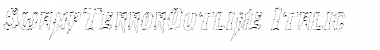 SwampTerrorOutline Italic Font