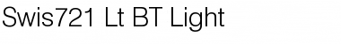 Swis721 Lt BT Light Font