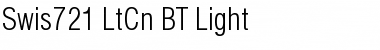 Swis721 LtCn BT Light Font