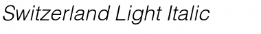 Switzerland Light Font