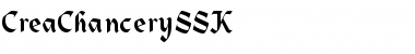 CreaChancerySSK Regular Font
