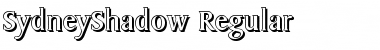 SydneyShadow Regular Font