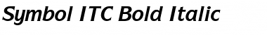 Symbol ITC Bold Italic