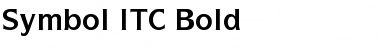 Symbol ITC Bold Font