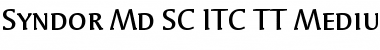 Syndor Md SC ITC TT Medium Font