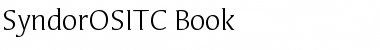 SyndorOSITC Book Font
