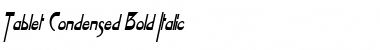 TabletCondensed Bold Italic