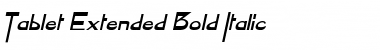 TabletExtended Bold Italic